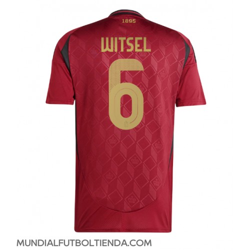 Camiseta Bélgica Axel Witsel #6 Primera Equipación Replica Eurocopa 2024 mangas cortas